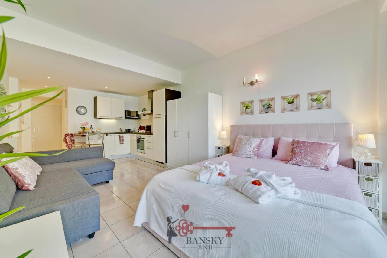 'Cuore Di Rose' Parking - Welcome Set, Netflix, For 4 Persons -By Easylife Swiss Lugano Bagian luar foto